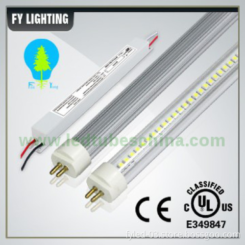 UL/CUL/SAA /VDE/CSA 600mm clear T8 led tube internal/external driver